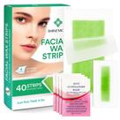 Tiras de cera facial ShineMore, depilação, todos os tipos de pele