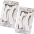 Tiras de cera Satin Smooth EZ Grip para sobrancelhas, lábios e queixo 100 quilates x 2