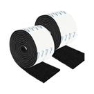 Tiras De Feltro Preto Com Adesivo, 2x 60 Polegadas, Protetores De Móveis, Fita De Feltro