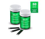 Tiras De Glicemia Care Plus 50 Tiras Reagentes - Multilaser