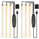 Tiras de luz LED para cultivo RWNTAO, espectro completo, temporizador de 3/9/12 h