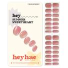 Tiras de unhas de gel Heyhae, semi curadas, sem lâmpada LED, rosa sólido Tiras de unhas de gel Heyhae, semi curadas, sem lâmpada LED, rosa sólido