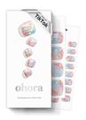 Tiras de unhas de gel semicuradas Mohora P Newtro No.1 com acessórios Tiras de unhas de gel semicuradas Mohora P Newtro No.1 com acessórios
