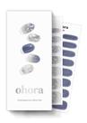 Tiras de unhas de gel Sohora Semi Curadas em Azul Brilhante com acessórios