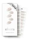 Tiras de unhas de gel Sohora Semi Curred N Sparkle Glam Nude com UV/LED