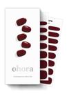 Tiras de Unhas em Gel Sohora Semi-Curadas - Bordô Clássico