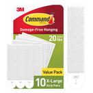 Tiras para pendurar fotos Command 9 kg XL Heavyweight 10 pares