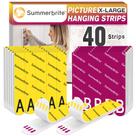Tiras para pendurar fotos Summerbrite Heavy Duty XL 20 pares