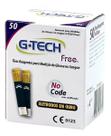 Tiras Reagentes GTech Free 1 com 50 Unidades