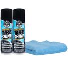 Tire Shine Chemical Guys ShineLogic 444 ml, pacote com 2 toalhas