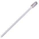 TJATSE Fresa rotativa de metal duro com haste extra longa SC-5L6, corte duplo, cabeça cilíndrica e esférica, 1/2 pol., diâmetro da haste 1/4 pol., haste de 6 pol., para retífica e furadeira TJATSE Fresa rotativa de metal duro com haste extra longa SC-5L6, corte duplo, cabeça cilíndrica e esférica, 1/2 pol., diâmetro da haste 1/4 pol., haste de 6 pol., para retífica e furadeira