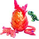 TJYZGXQ 5 peças de ovos de dinossauro e dragão impressos em 3D de 12" TJYZGXQ 5 peças de ovos de dinossauro e dragão impressos em 3D de 12"