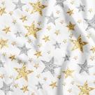 TNT Estampado 1,40M 40G Estrela Brilho, Rolo com 25 Metros TNT Estampado 1,40M 40G Estrela Brilho, Rolo com 25 Metros