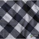 TNT Estampado 1,40M 40G Xadrezão BRANCO/PRETO (rolo com 25 Metros)