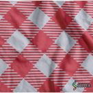 TNT Estampado 1,40M 40G Xadrezao BRANCO/VERMELHO RL-25MTS