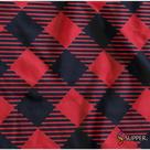 TNT Estampado 1,40M 40G Xadrezão VERMELHO/PRETO Rolo 25 Metros