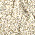 TNT Estampado Arabesco BRANCO/OURO 1,40M 40G Rolo 25M
