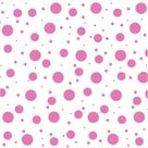 Tnt estampado bolas sortidas rosa 1,40 m x 25 m