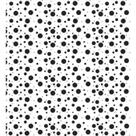 Tnt estampado bolinhas sortidas preta 1,40 m x 25 m