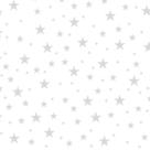 Tnt estampado estrelas prata 1,40 m x 25m