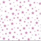 Tnt estampado estrelas rosa 1,40 m x 25 m