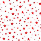 Tnt estampado estrelas vermelha 1,40 m x 25 m