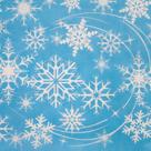 Tnt estampado Floco de Neve