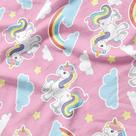 Tnt Estampado Unicórnio Nuvens Decoracao 1,4m X 2 Metros