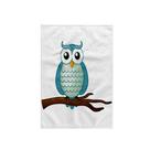 Toalha 3D Rose Aqua Wise Owl 15x22cm Multicolor