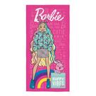 Toalha Aveludada Barbie Mattel Lepper