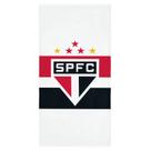 Toalha Aveludada Estampada São Paulo Tricolor Lepper