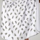 Toalha Baby C/ Capuz Tecebem Estampada Kinder Mia Branco