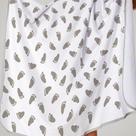 Toalha Baby C/ Capuz Tecebem Estampada Kinder Mia Branco