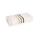 Toalha Banhão Lumina Fio Penteado Ivory e Marrom Karsten Toalha Banhão Lumina Fio Penteado Ivory e Marrom Karsten