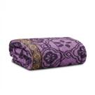 Toalha Banho Algodão Grande Soft Estampada Luxo 701,40 cm Cor:Estampa 1 - Roxa