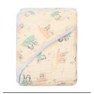 Toalha Banho Bebê Dupla Camada Soft Estampa Aquarelada