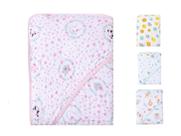 Toalha Banho Bebe Soft 2 Camadas Tecido Fralda Capuz Estampada 80cmx80cm 100% Algodão Enxoval Recém Nascido Macia e Absorvente