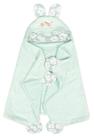 Toalha Banho Com Capuz Sofisticata Baby Chuva Estrelas Verde
