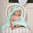 Toalha Banho Com Capuz Sofisticata Baby Fantasia Verde
