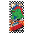 Toalha banho Felpuda Estampada Hot Wheels 60cmx1,20m