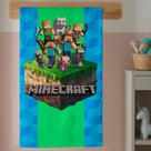 Toalha Banho Infantil Estampa Games Jogos Craft Lego Algodão Macia E Colorida