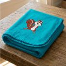 Toalha Banho Infantil Grande SOFT Bichinhos desenhos com abas em relevo 70x140cm