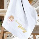 Toalha batizado batismo estampado pronta entrega