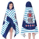 Toalha Bavilk Kids com capuz Pirate Ship 127x76cm de algodão