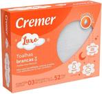 Toalha Branca Cremer Luxo 1,20x70 cm Com 3 Unidades 52 fios