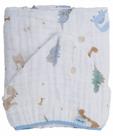 Toalha c/capuz de centro baby joy soft estampada 80cmx90cm incomfral