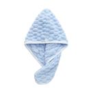 Toalha Cabelo Cinza Rosa Azul Off White Banho Macia Confortável Secagem Rápida Microfibra -