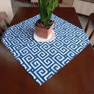 Toalha centro de mesa 70 x 70 - azul claro