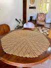 Toalha Centro De Mesa Mosaico 90cm Crochê Artesanal