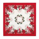 Toalha Centro Mesa Quadrada Athenas Dohler 78x78cm Natal 120